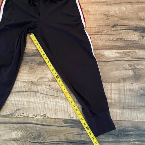 ATHLETIC WORKS Black Jogger Pants w/Side Stripe + Pockets Size Large - Picture 7 of 12